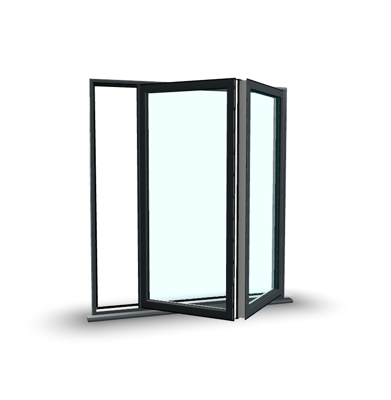 Aluminium Bifold Doors - 2 Panes