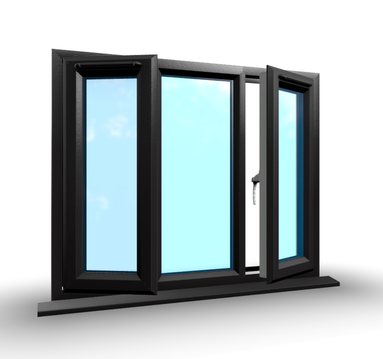 uPVC Casement Window – Style 36 with Triple Apertures