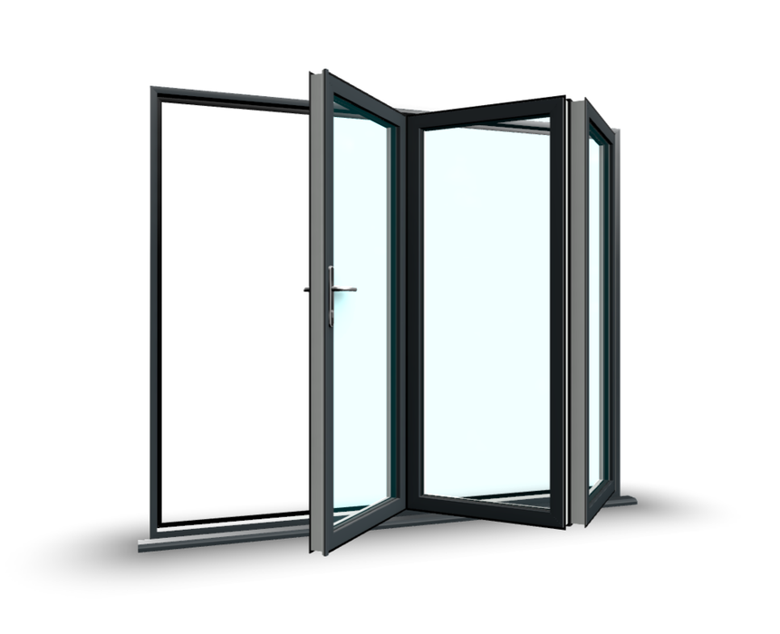 Aluminium 3-Pane Bifold Doors – Sleek and Modern (2420 x 2090 8ft)