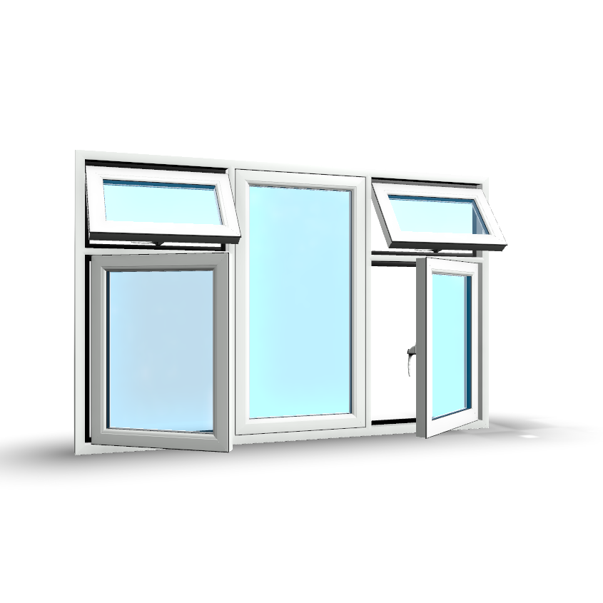 Flush Casement Windows Style 115