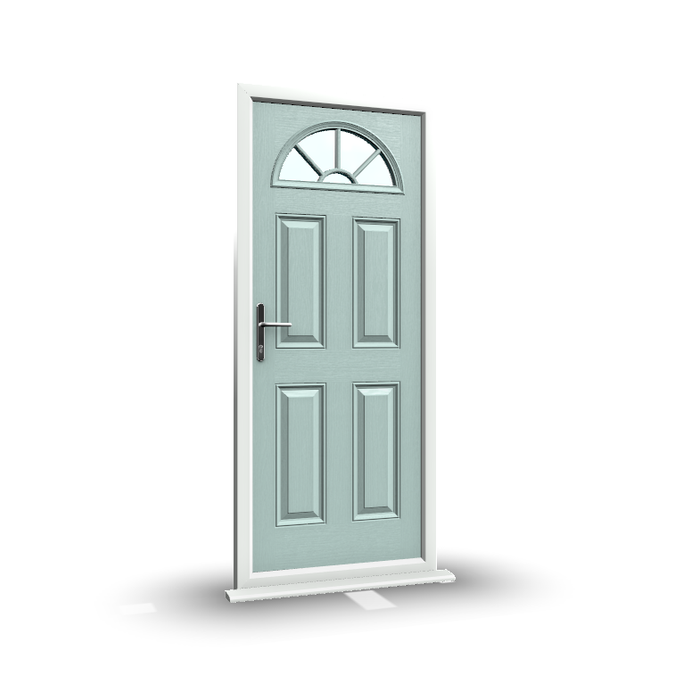 Special Offer Composite Door - 4 panel sunburst